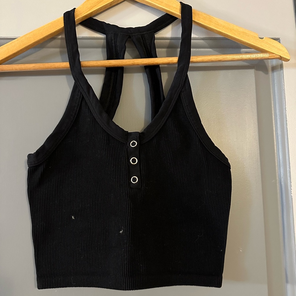 Black Fitness Tank Top